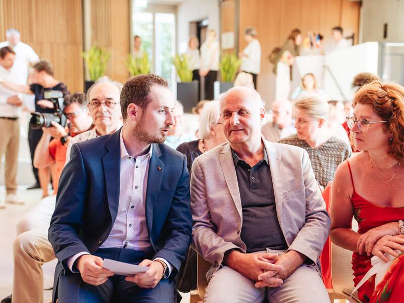 Passyjubiläum 08 - In der ersten Reihe beim Festakt sitzen auch Manuel Baier´ sowie Bürgermeister Jochen Fankhänel mit Gattin