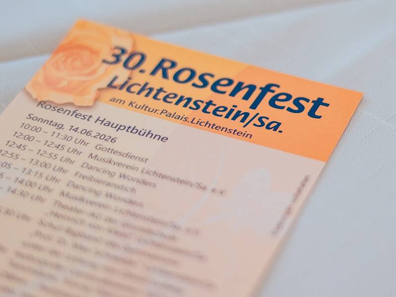 Anlass des Besuchs - das 30ste Rosenfest 2026