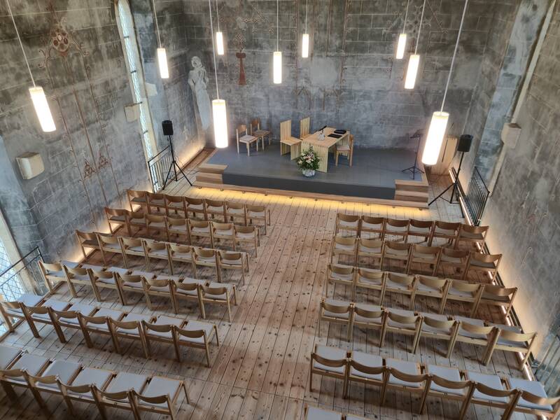Trausaal Klosterkirche - Vogelperspektive