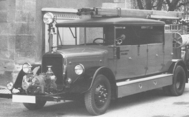 Pfullinger Feuerwehrwagen aus dem Jahr 1935