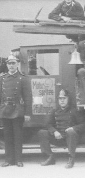 Historisches Bild der Feuerwehr Pfullingen