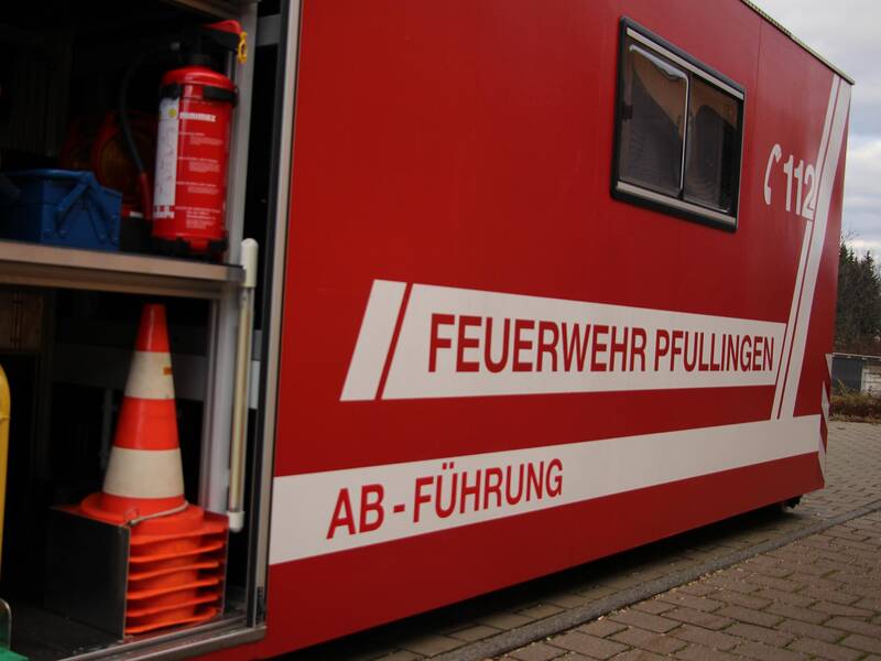 Abrollbehälter Führung