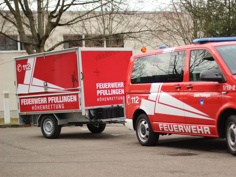 Feuerwehranhänger Spezielle Rettung aus Höhen und Tiefen