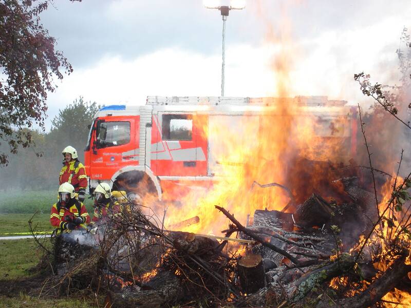 Brand von Grüngut